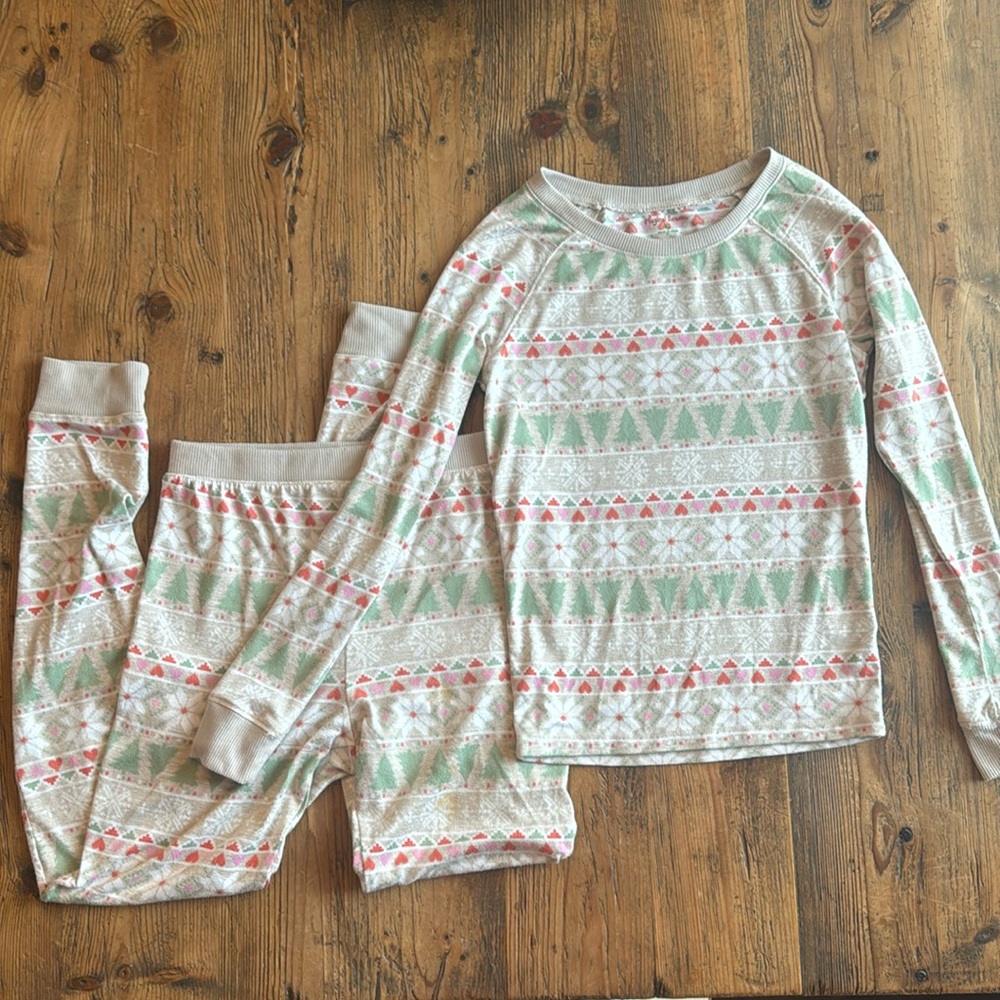 Girls Christmas Pajamas size XL